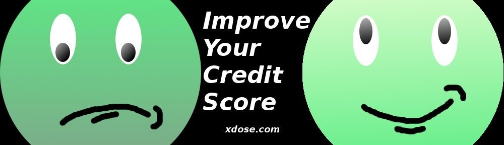 credit score improvement graphic by xdose