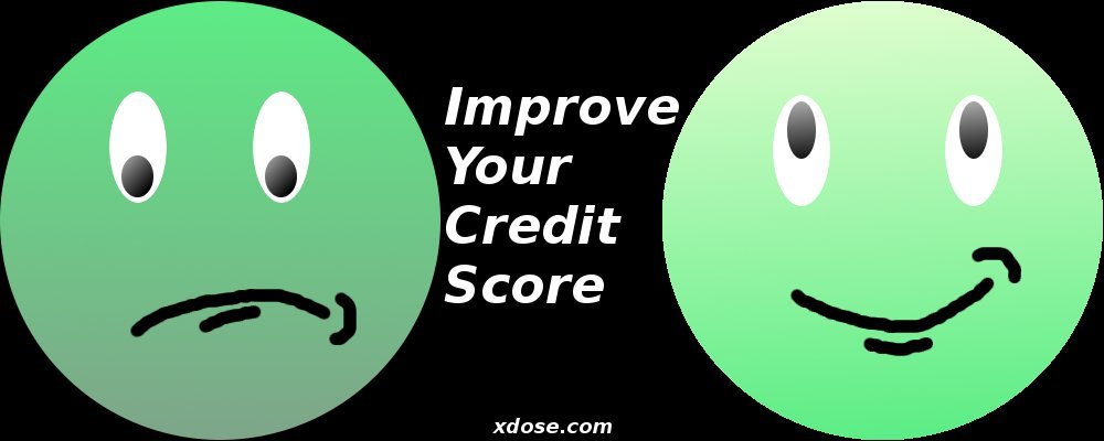 improve your credit score graphic from xdose
