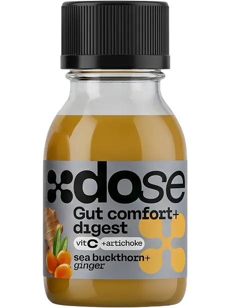 Xdose Gut Comfort + Digest funkcionālie šoti - katalogs