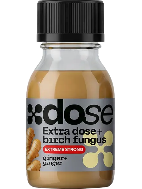 Xdose extra dose & birch fungus funkcionālie šoti - katalogs
