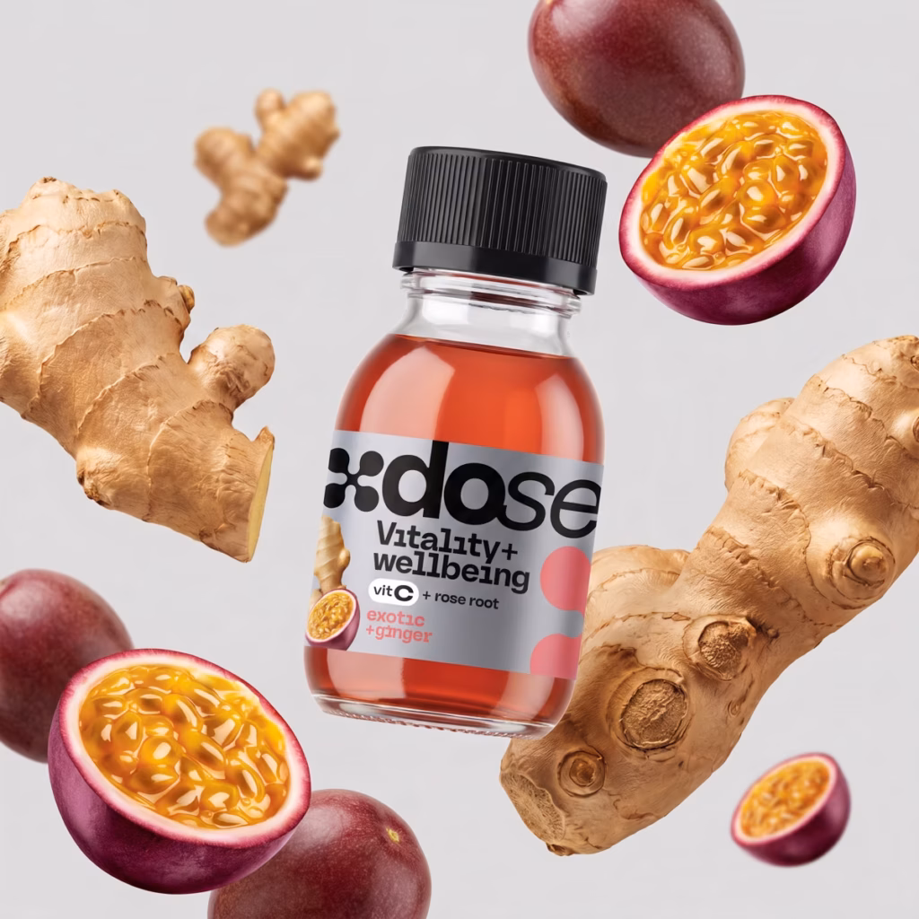 xdose funkcionālais šots Vitality & Wellbeing